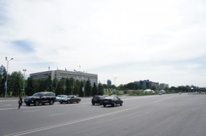 a long shot of a road