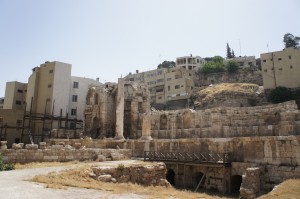 a stone ruins of a building