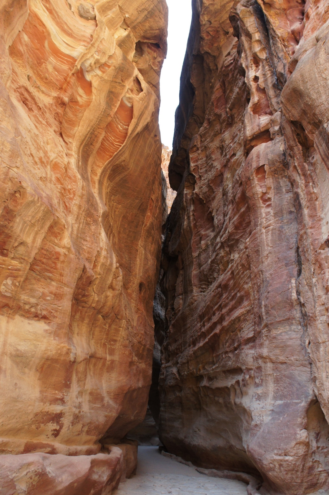 a canyon with a narrow path