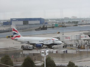 an airplane on the tarmac