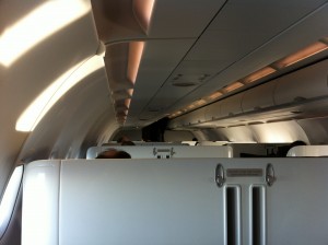 a close-up of a plane