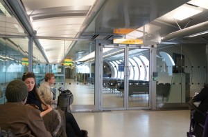 people sitting in a waiting room
