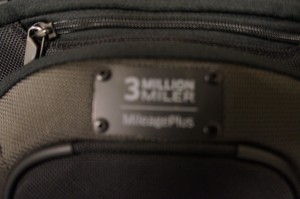 a close up of a black bag