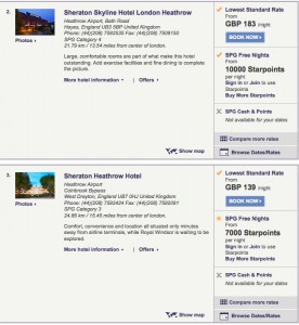 screens screenshot of a hotel