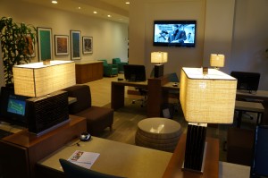 a room with a television and a television