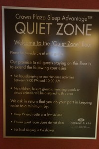 a sign on a wall