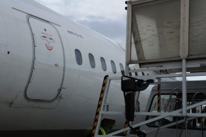 a close-up of a plane