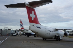 a close-up of a plane