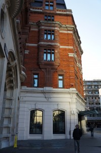 a building with many windows