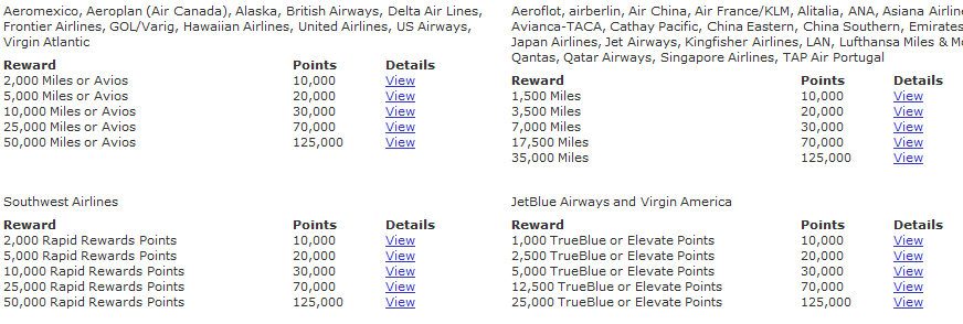 a screenshot of a list of airline flights