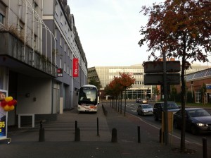 a bus on the street