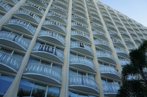 a building with balconies