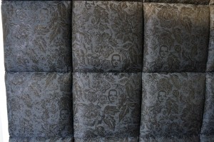 a close-up of a cushion