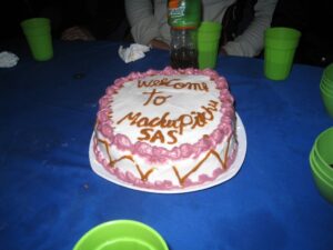 a cake on a table