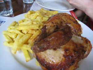 close-up of a plate of food