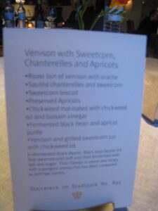 a close-up of a menu