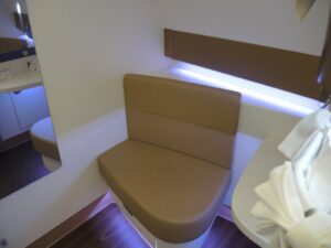a seat in a room