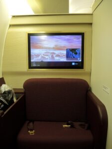 a tv on the wall