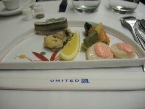 a plate of food on a table