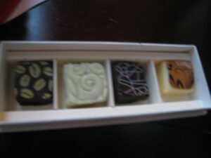 a box of chocolates