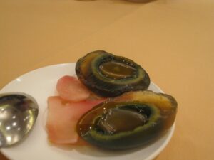 a plate of food with a spoon