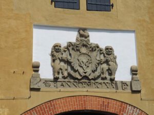 a stone sculpture on a building