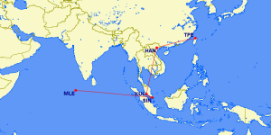 TPE - HAN - KUL - SIN - MLE