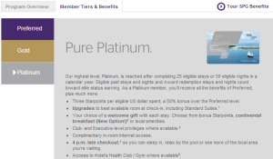 Easy Short Cut: Starwood SPG Platinum
