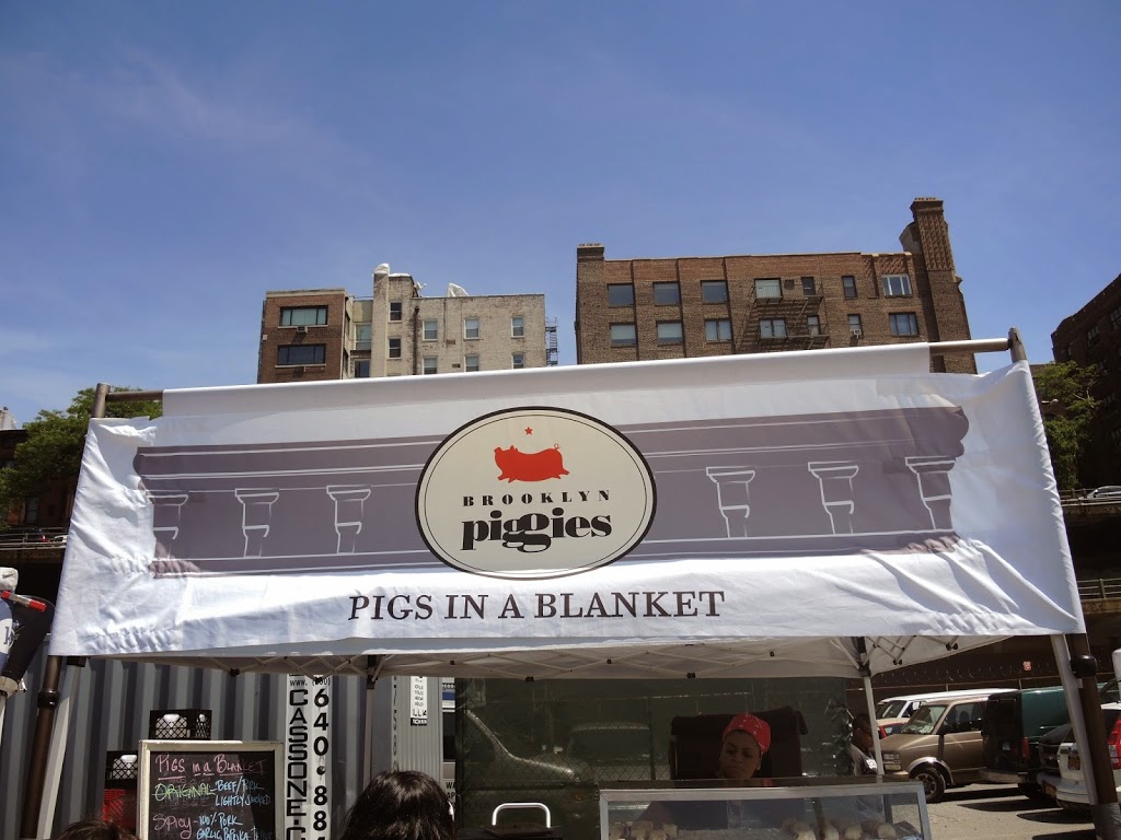 a food stand with a sign