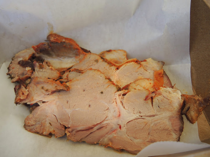 a piece of meat on a white paper