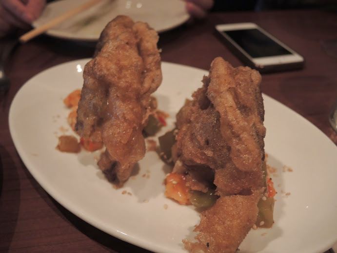 a plate of fried food