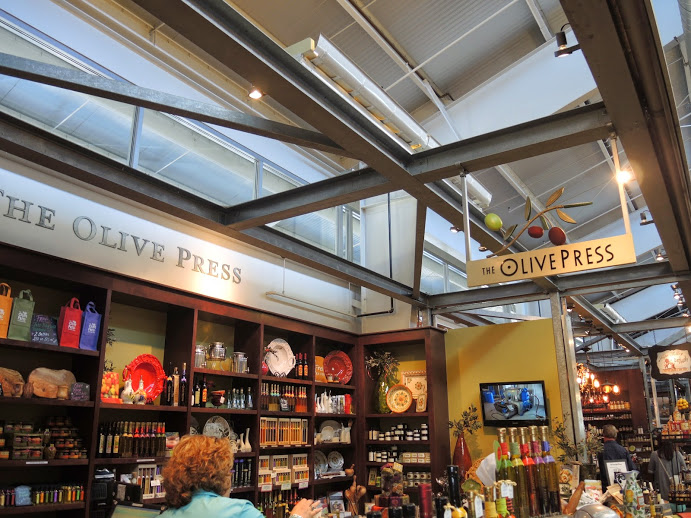 a store with shelves of food and drinks