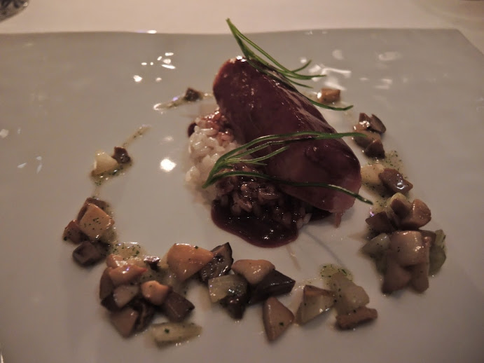 a plate of food on a table