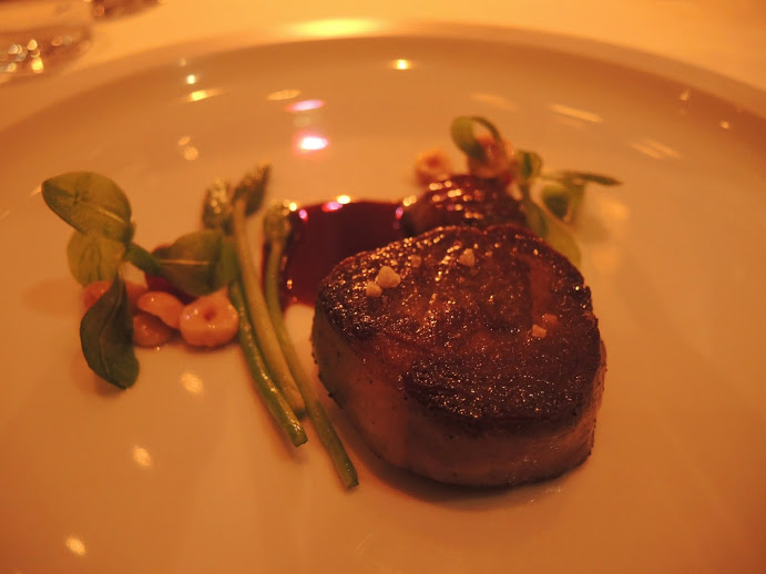 a plate of food on a table