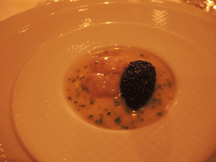 a plate of food on a table