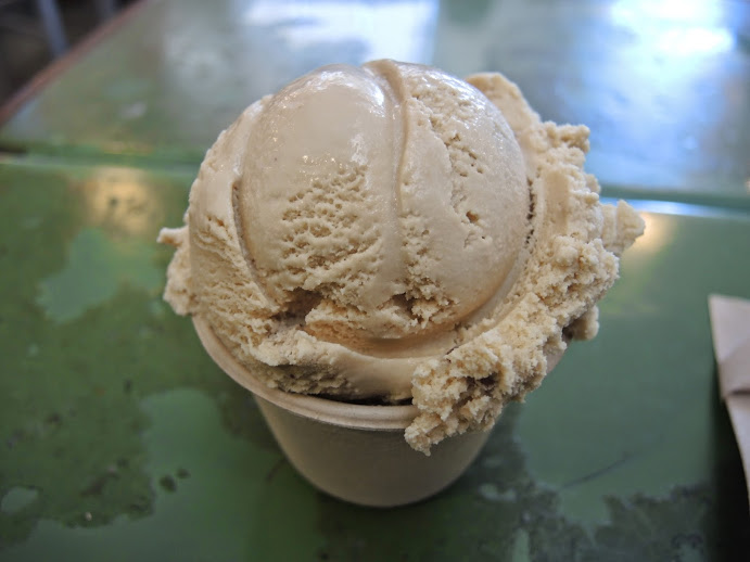 a cup of ice cream