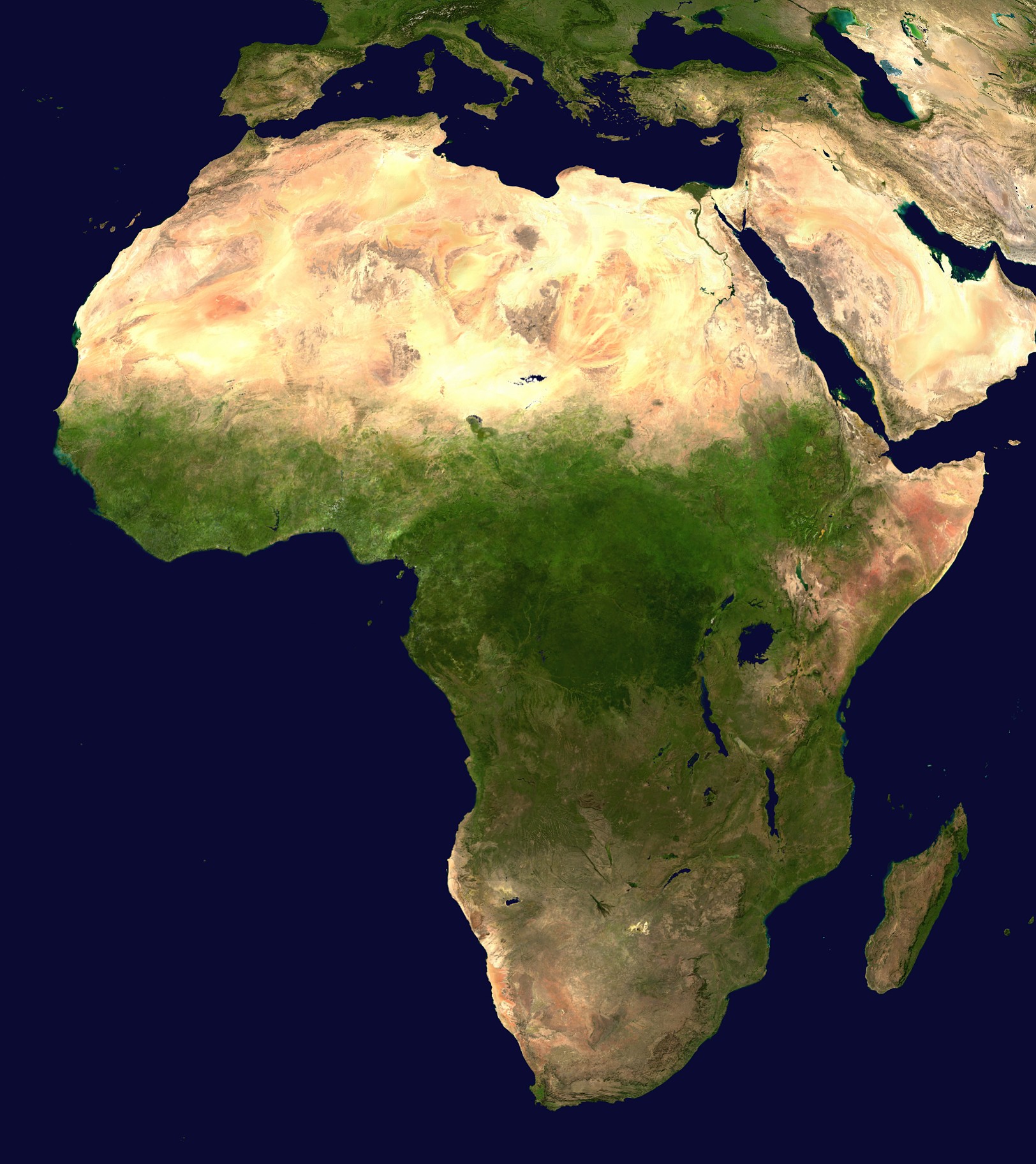 a map of the world