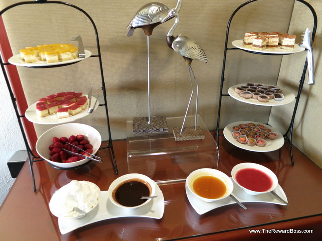 fruits, cakes and sweets