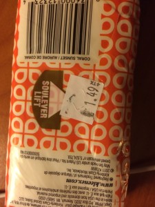 Pack of paper hankies bought at LAX