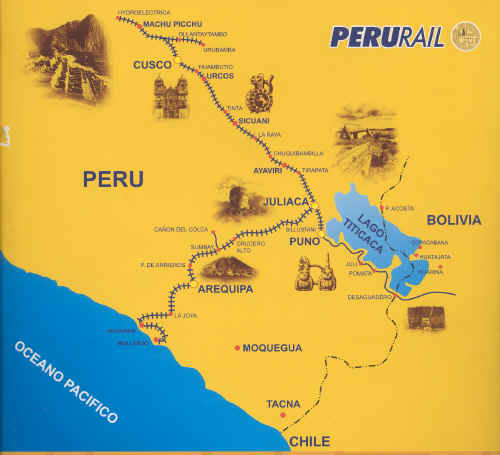 Peru Rail Map