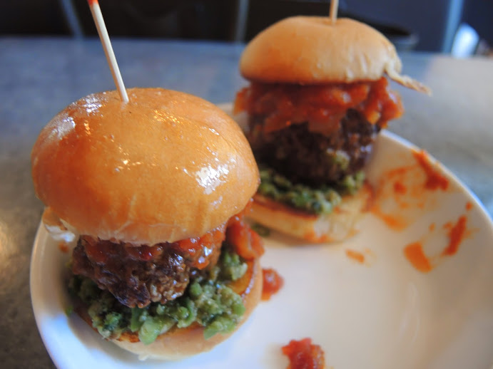 a close up of food
