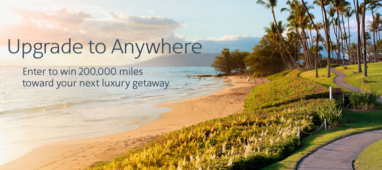 Upgrade to Anywhere win 200000 AA Miles