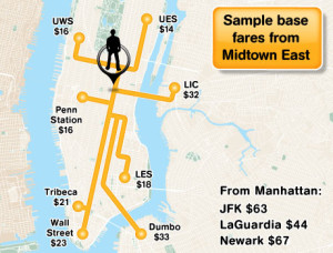 Gett Pricing Map