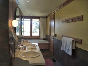 a bathroom with a sink and a bathtub