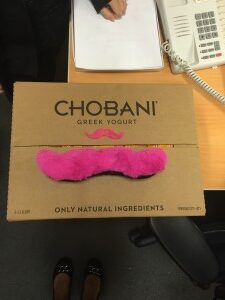 Chobani Free Pumpkin Spice Greek Yogurt via Lyft