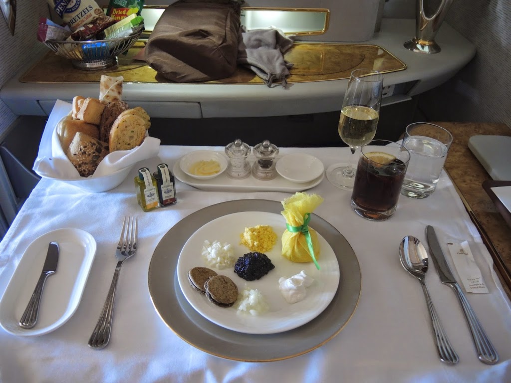 a plate of food on a table