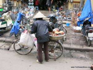 live chicken transportation - Hanoi Food Tour