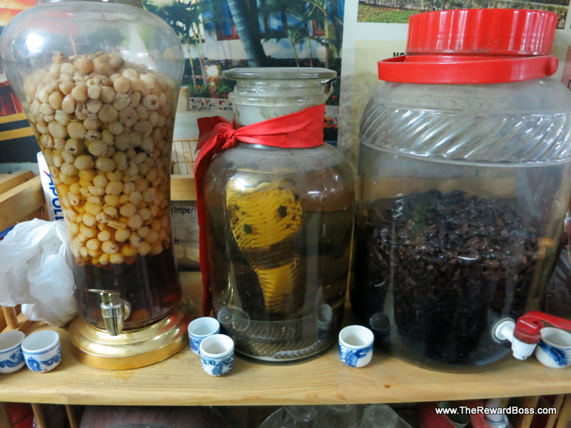 Hanoi Food on Foot Tour - cobra wine