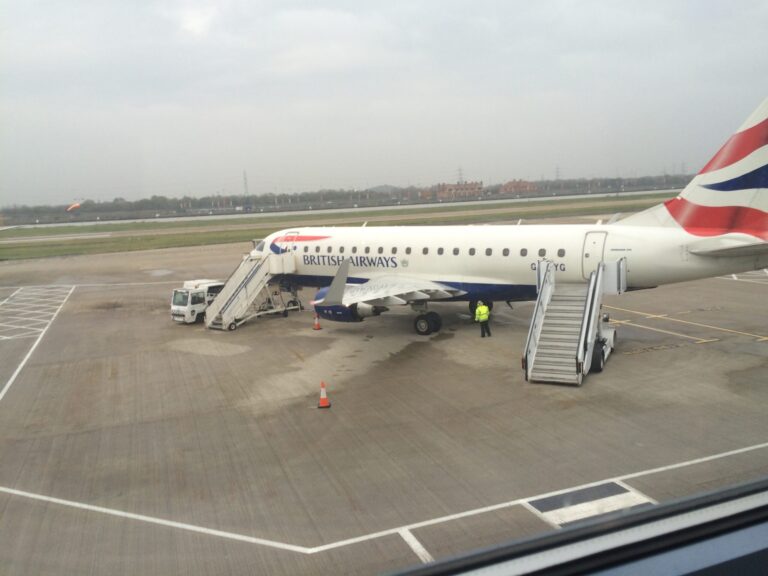 a plane on the tarmac