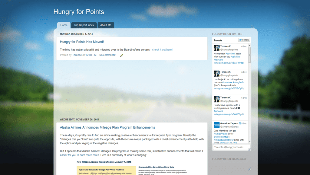 Blogger layout